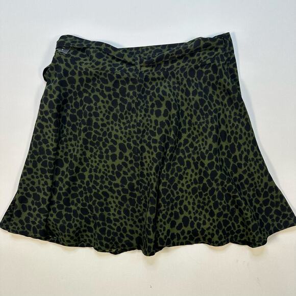 Abercrombie & Fitch Wrap Skirt Leopard Print Small - Picture 9 of 9